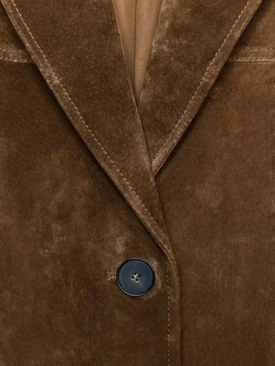 Zara NWT 100% leather long jacket 3046/255 - Picture 4 of 15